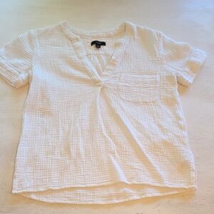 J.‎ Crew Cream Textured Blouse